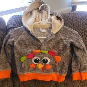 12 month Turkey hoodie